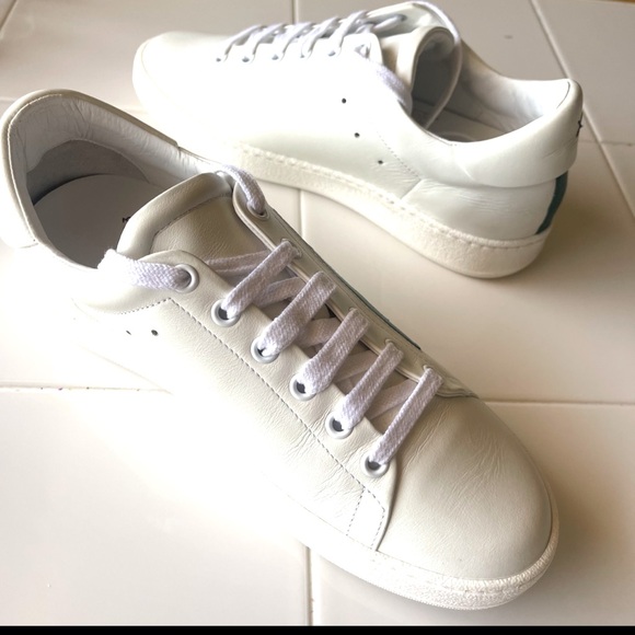 Valextra Super 3 Striped Leather Trainers Size 38 - Picture 5 of 9